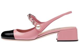 Туфли на высоком каблуке женские Miu Miu, розовый