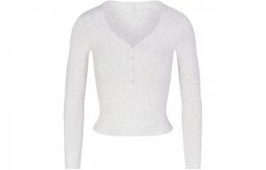 Skims Футболка Regular T Shirt Women's LIGHT HEATHER GREY/Light Heather Gray