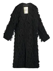 Пушистое пальто Circus Hotel, черный