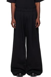 Складчатые спортивные штаны Dries Van Noten, черный