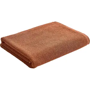 Полотенце для сауны Christy "Brixton", (2 шт.), полотенце премиум класса люкс, 600г/м², 90х150см, набор из 2 шт 90х150 см (2 шт.), цвет terracotta