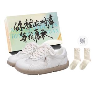 JimiXiong Женские низкие скейтерские кеды White+Box+Gift Socks, цвет White+Box+Gift Socks