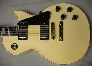 Gibson Ltd Ed Les Paul Custom 2025 - Античный альпийский белый VOS