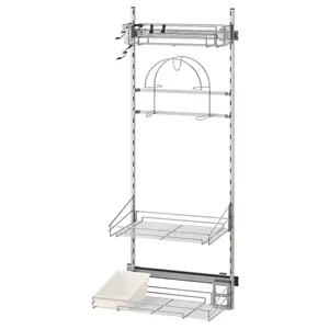 Механизм шкафа для уборки, нержавеющая сталь-серый, 140 см, UTRUSTA IKEA