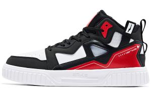 Скейтбординг обувь Мужская Высокий верх Положительный Черный/Колледж Красный Erke