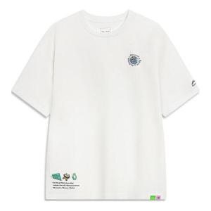 Футболка с рисунком Стивена Харрингтона Li-Ning, белый