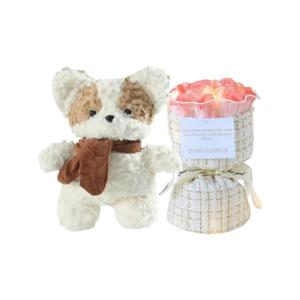 Шарф с дизайном маленькой собаки плюшевая кукла высотой 25см/35см CHUNTUSHU