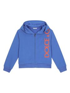 Dolce & Gabbana худи с логотипом, синий