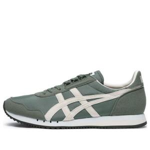 Кроссовки Onitsuka Tiger Dualio Marathon Running Shoes 'Green Cream White', зеленый