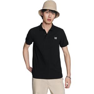 Унисекс поло Lee, черный