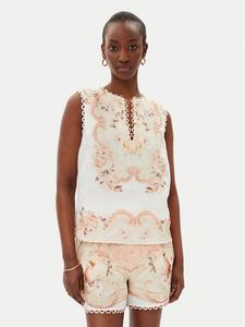 Блузка regular fit 251TT2442 Twinset, бежевый