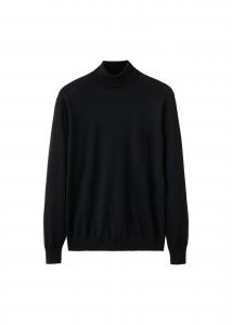 MANGO MAN Свитер 'Willyt' в черном цвете