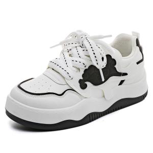 Кроссовки HUANQIU Skateboarding Shoes Women's Low-top, белый/синий