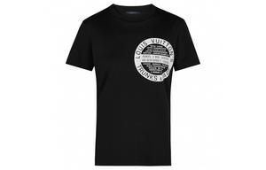 Новые квартальные продукты LV Футболка женская черная Louis Vuitton