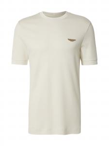 BOSS Футболка 'C-Thompson 242_AM' из шерсти белого цвета