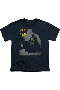 Футболка с коротким рукавом для детей "Batman: Нокаут" Gildan, темно-синий