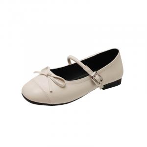 WUJI Туфли Мэри Джейн на массивном каблуке женские белые, цвет White