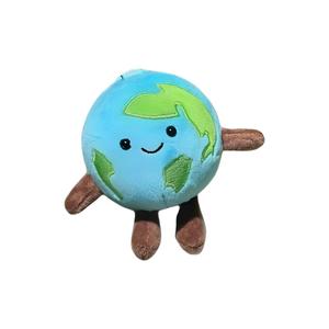 Маленький земной шар с капюшоном стеклянный плюшевый кулон высота 10см Tak Bebe