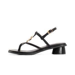 Сандалии с одним ремешком 4,5 см женские Old Meow, Black