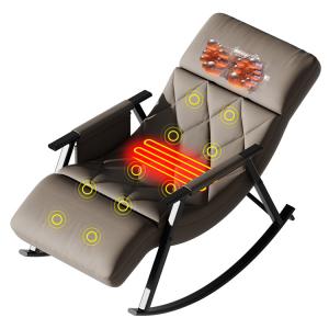 Массажное кресло Small Home для всего тела с функцией качания, полностью автоматическое с функцией разминания 703 AUX, серый