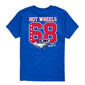 Футболка с принтом americana для мальчиков 8-20 Hot Wheels, Royal Blue