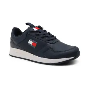 Кожаные беговые кроссовки Flexi Tommy Hilfiger, синий
