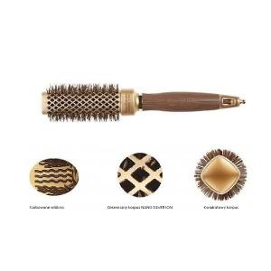 Olivia Garden, Nano Shaper, квадратная керамическая щетка с ионизацией 30 мм NT-S30