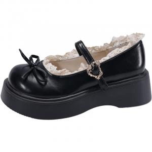 Туфли Platform Mary Jane Shoes 5cm Medd, черный