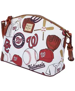 Сумка кросс-боди Washington Nationals Gameday Suki с клатчем на запястье среднего размера Dooney & Bourke