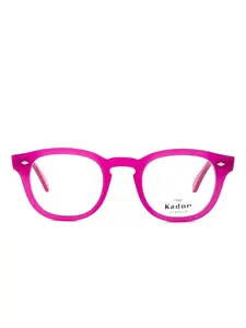 Очки Woody в круглой оправе Kador, розовый