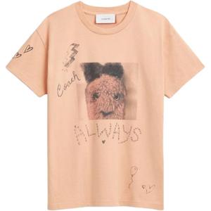 Футболка Unisex Light Orange COACH, светло-оранжевый