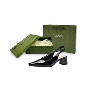 Женские туфли на тонком каблуке и высоком каблуке Dunnu, Black