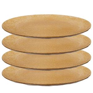 Тарелка обеденная Koziol Club Plate I (4er-Set), полипропилен / ель - коричневый