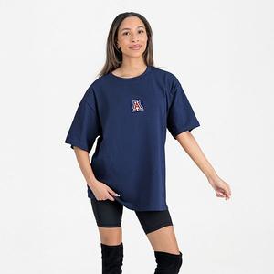 Женская футболка Arizona Wildcats oversize в темно-синем цвете Gameday Couture