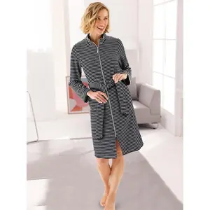 Женский халат Feel Good, Marine-weiß