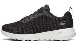 GO WALK 1 Туфли-слипоны женские низкие черные/белые Skechers