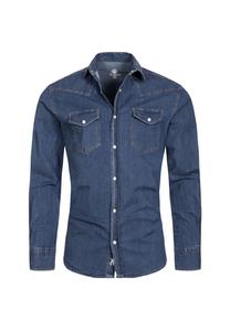 Рубашка джинсовая рубашка стандартного кроя Rock Creek, синий