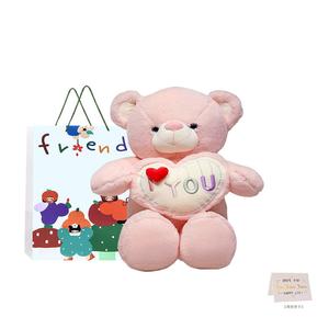 Плюшевый мишка Heart Teddy Bear, высота 60см/70см/80см/95см Whoops