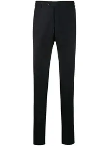 Строгие брюки прямого кроя Incotex, синий