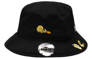 New Era Панама-шляпа унисекс черная, Bucket Hat