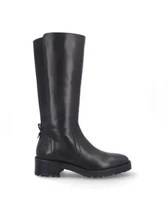 Женские кожаные ботинки с эластичной вставкой сзади и застежкой-молнией Kangaroos, черный