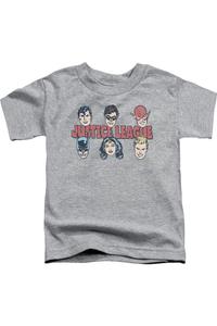 Футболка с коротким рукавом DC Comics Justice Lineup для детей Gildan, Athletic Heather