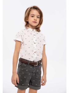 Рубашка с короткими рукавами baboon 4 белого цвета Minoti