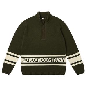 Топ Palace x C.P. Company Funnel Neck Knit, Olive