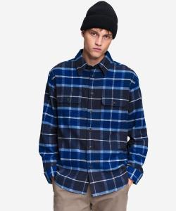 Рубашка в клетку из фланели