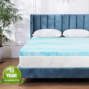 Наматрасник из гелевой пены Smiaoer 2 дюйма, голубой