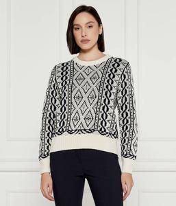 Свитер женский Joop! с узором, черный/белый