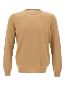 Ребристый свитер с круглым вырезом Kangra, нейтральный