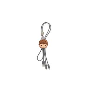 POP MART Hirono Ono Echo Collection 2 в 1 кабель слепой коробки товары одиночная мистери бокс/полная коробка 6 шт