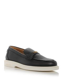 Мужские лоферы с логотипом Versace, черный